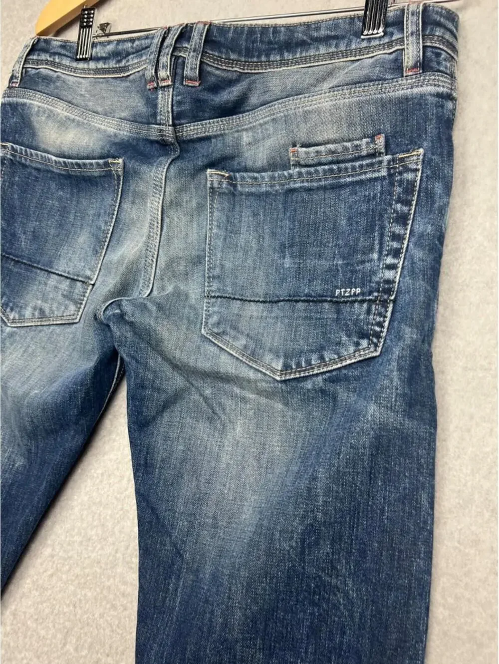 90s Vintage Patrizia Pepe PTZPP 1993 Stone Wash Straight Leg Jeans Mens Size 30